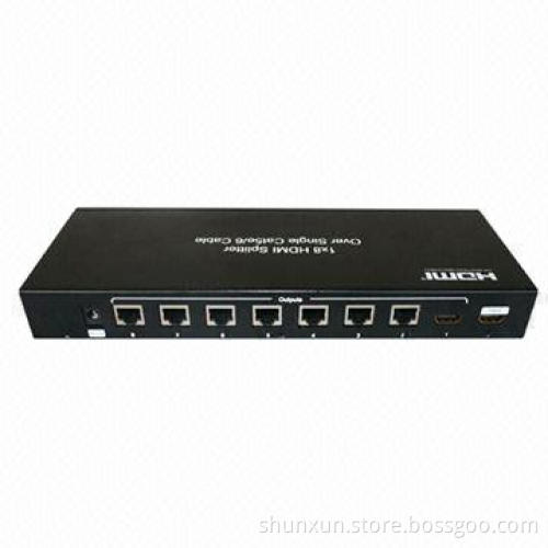 50m HDMI Splitter, 1 to 8, Supports 3D Technology, 5V DC